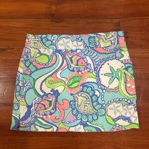 Lilly Pulitzer Vibrant Paisley Mini Skort